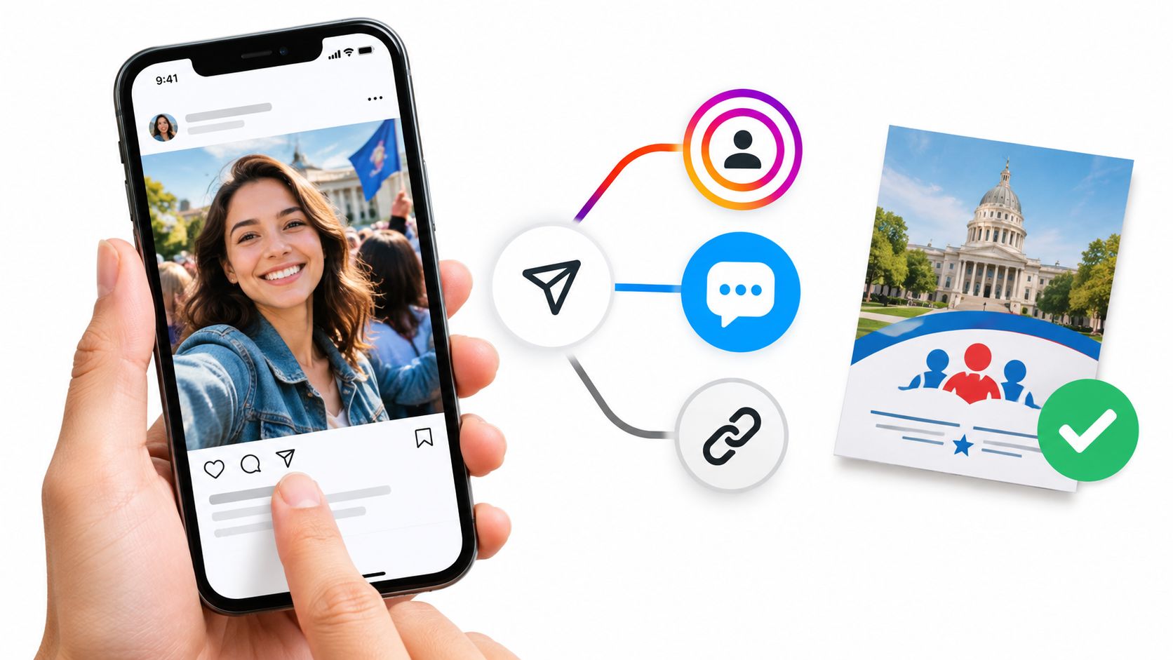Beitrag Instagram teilen: Story, Direktnachricht und Link