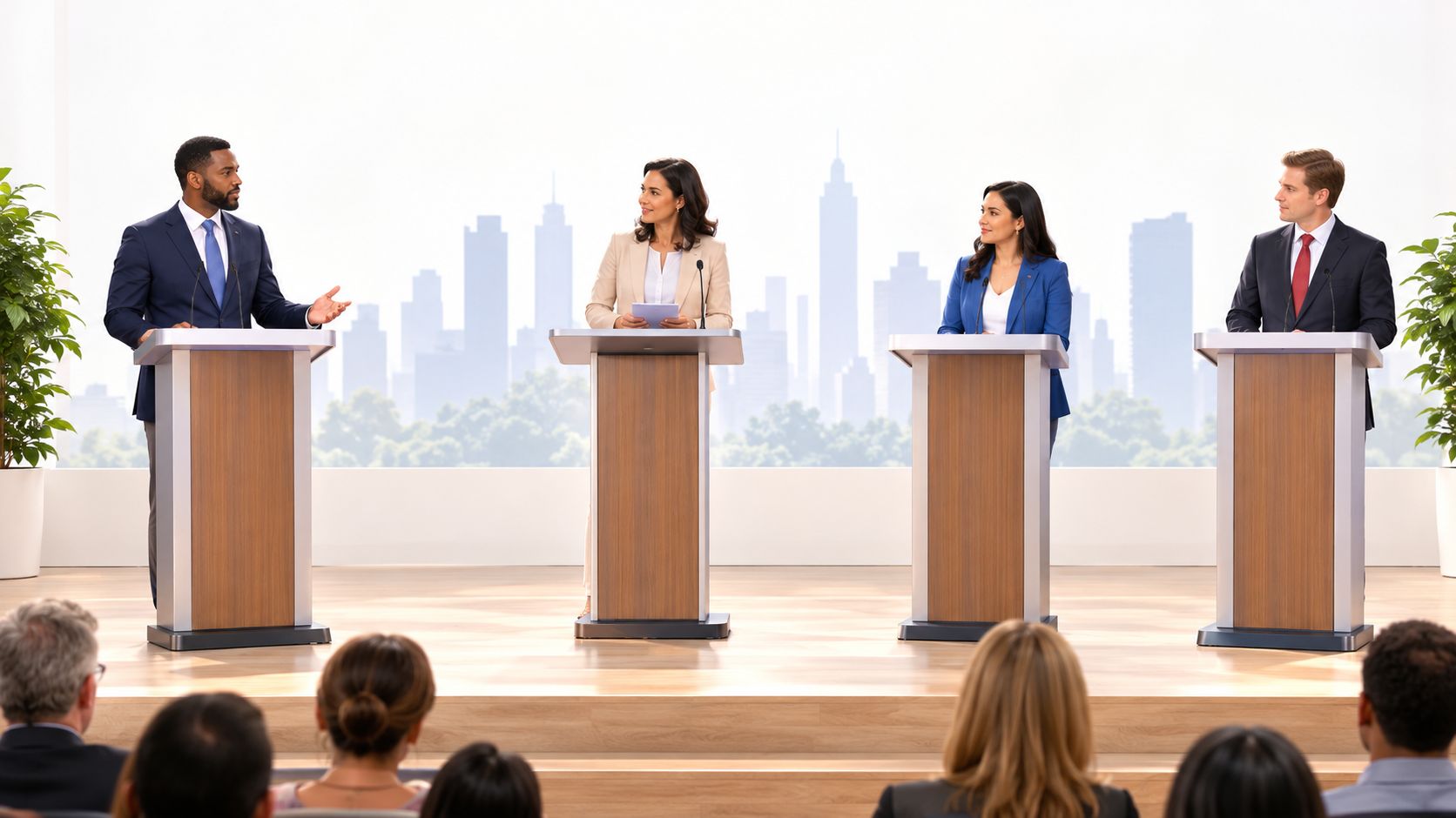 Podiumsdiskussion Kommunalwahl: Fair moderieren