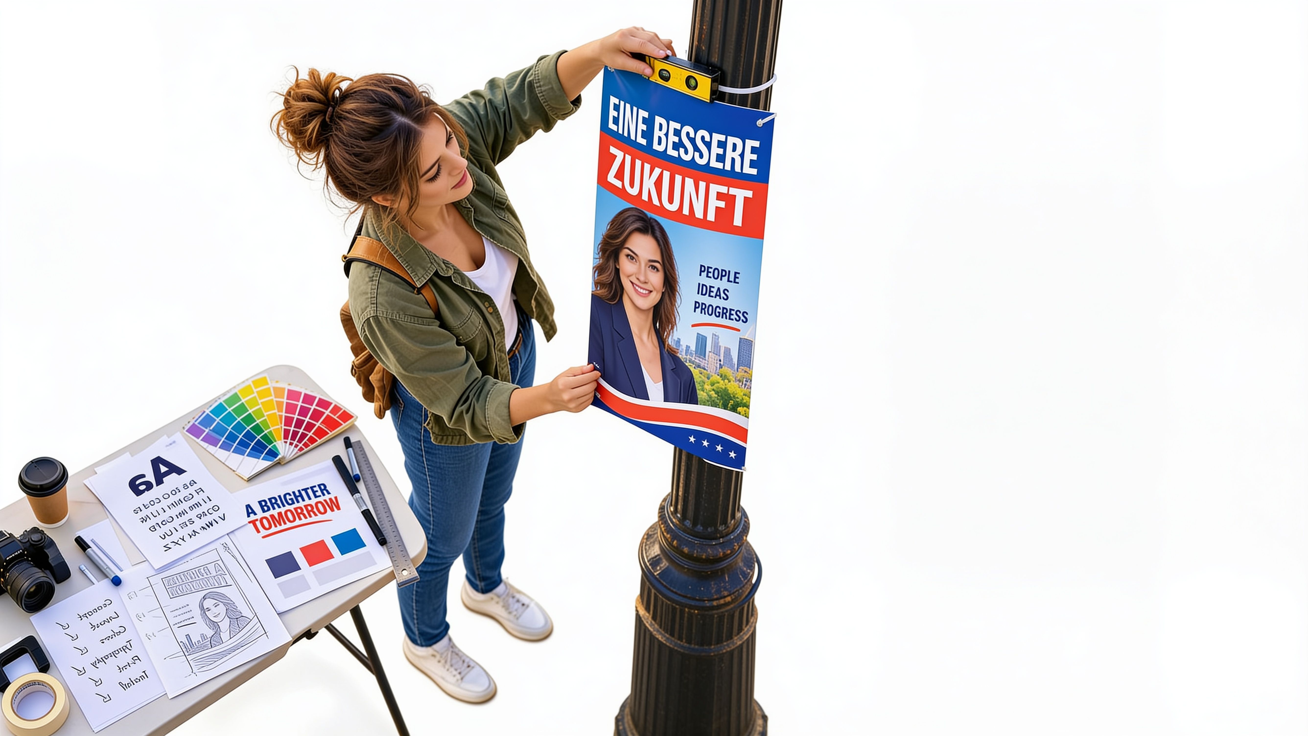Wahlplakat gestalten: von der Botschaft zum Aushang