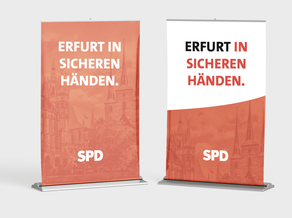 Werbemittel aller Art wurden von creategy gestaltet