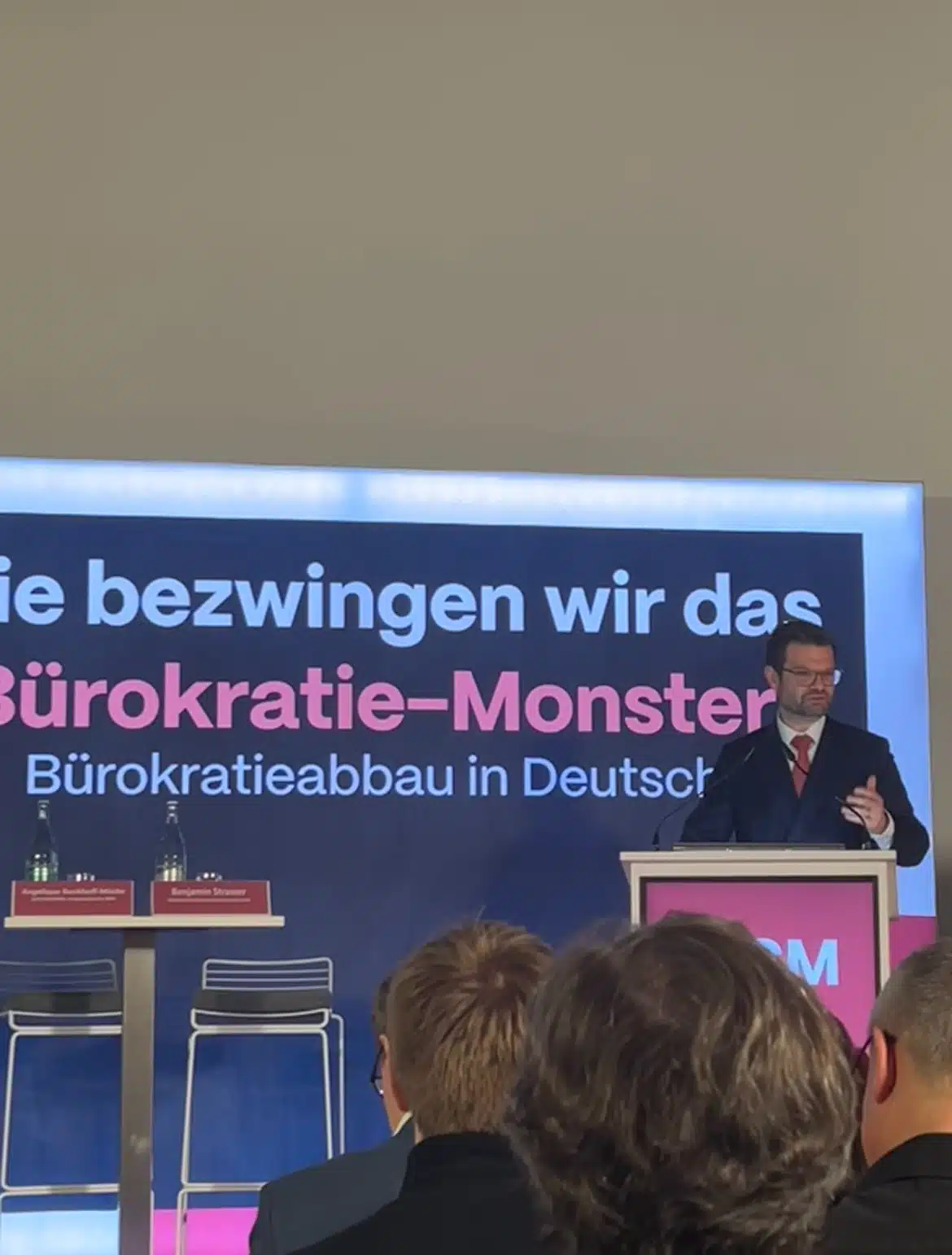 Veranstaltung mit dem Bundesjustizminister zur Vorstellung der Plattform