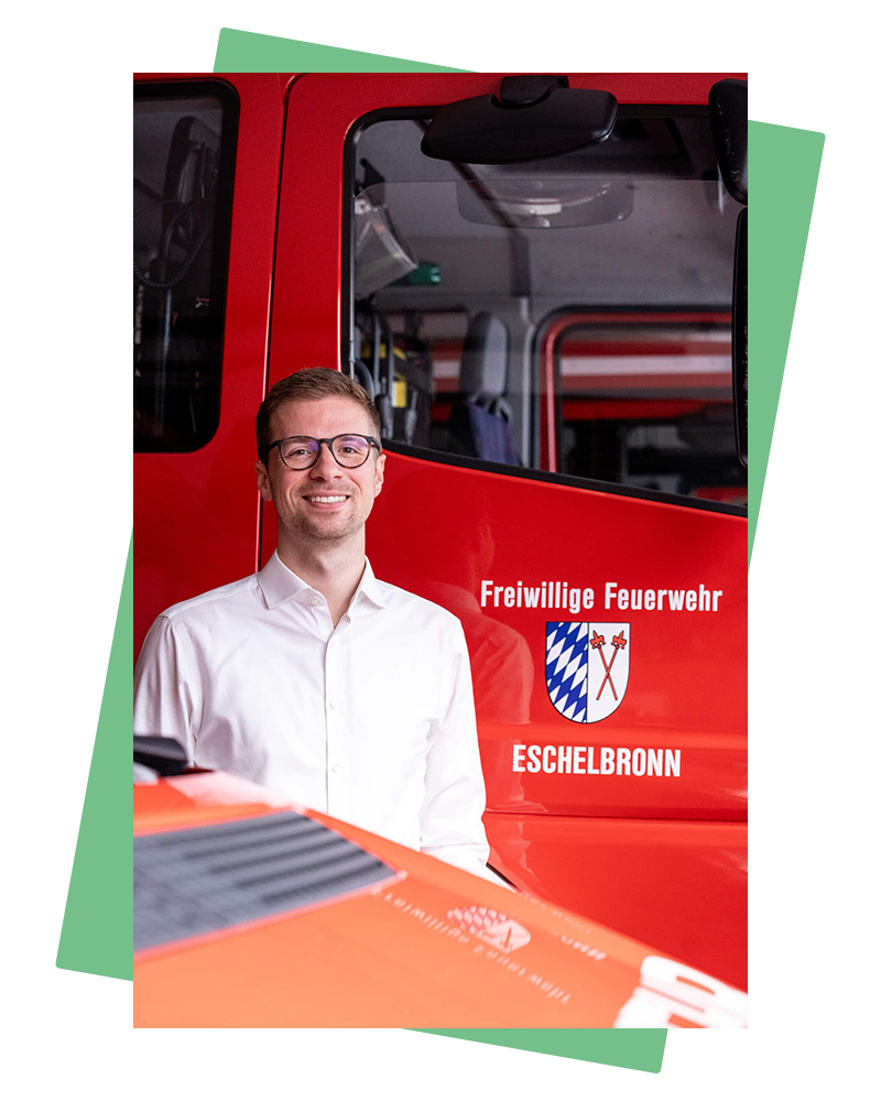 Der Kandidat ist vernetzt vor Ort